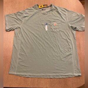 Carhartt Men's Force Relaxed Fit Midweight Short-Sleeve Pocket T-Shirt 3XL Green